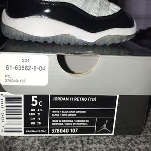 Jordan 11 Retro (Concords) - Toddlers